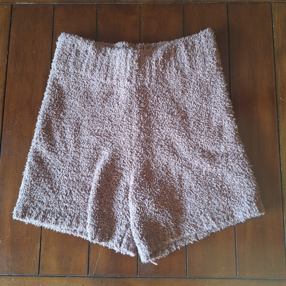SKIMS Rose Clay High-Rise Boucle Knitted Shorts Small/Medium - Picture 8 of 9